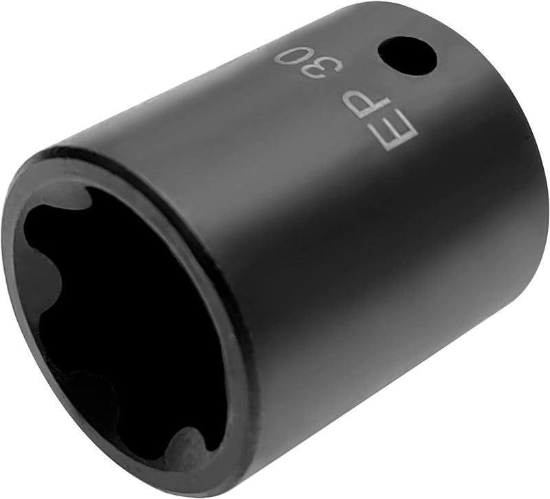 ZKTOOL EP Socket EP30,6 Point 1/2'' drive External Torx Plus Socket. - Image 2